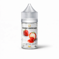 Cedric Groscale la grosse fraise 30ml concentré fond blanc