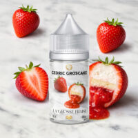 Cedric Groscale la grosse fraise 30ml concentré fond marbre