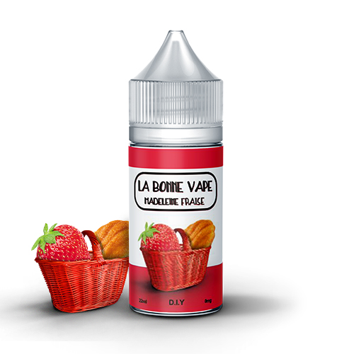 Madeleine Fraise – Arôme Concentré DIY 30ml